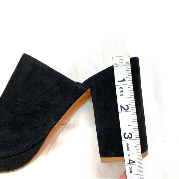 Robert Clergerie Abrice suede peep toe mules with chunky heel - Picture 13 of 15